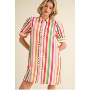 271. Fuchsia Mix Dress